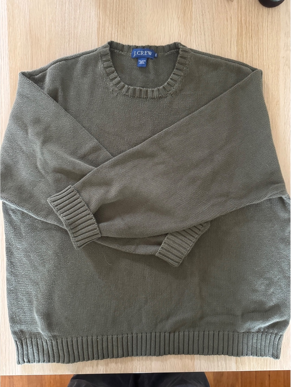 Oversized 100% cotton baggy JCrew sweate - Picture 3 of 5
